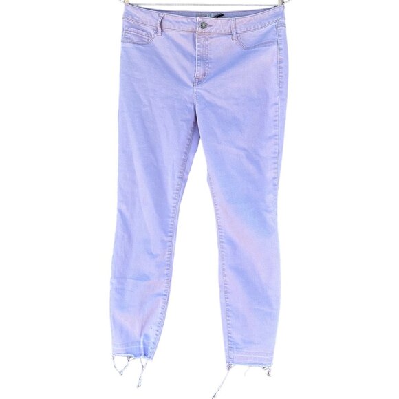 Rewash Denim - Rewash Mauve Jeggings Cut Off Crop AnkleLight Pink Jeans Size 11